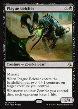 [1x] Plague Belcher Near Mint, English Amonkhet MTG Magic - Image 1