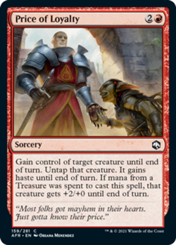 4x Price of Loyalty MTG Adventures in the Forgotten Realms NM Magic Regular - Image 1