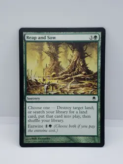 MTG Reap and Sow Darksteel 81/165 Regular Common - Image 1