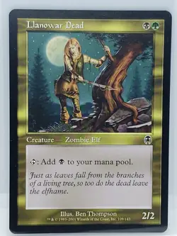 Llanowar Dead - Magic the Gathering - Apocalypse - 2001 - Ben Thompson - Wizards - Image 1