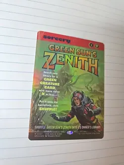 MTG Green Sun's Zenith - Foil - Showcase, NM-Mint, English Special Guests - Image 3