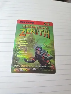 MTG Green Sun's Zenith - Foil - Showcase, NM-Mint, English Special Guests - Image 4