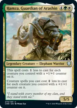 1x Hamza, Guardian of Arashin MTG Commander Legends NM Magic Regular - Image 1