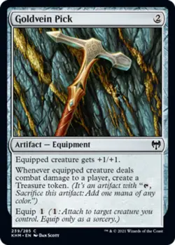 4x Goldvein Pick MTG Kaldheim NM Magic Regular - Image 1