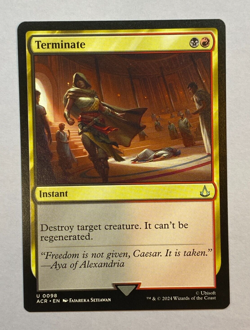 MTG - Terminate - NM - Assassin's Creed - Image 1
