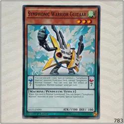Symphonic Warrior Guitaar - RATE-EN090 - Common 1st Edition Yugioh - Image 1