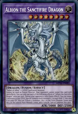 Albion The Sanctifire Dragon - Prismatic Secret Rare MP24-EN082 - NM - YuGiOh - Image 1