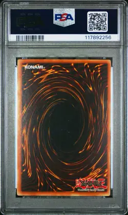 2003 Yu-Gi-Oh! Luster Dragon Magician's Force MFC Unlimited Ultra Rare PSA 9 - Image 2