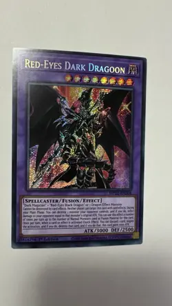 Red-Eyes Dark Dragoon MP22-EN264 Prismatic Secret rare 1st Edition Yugioh - Image 1