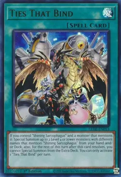 Yu-Gi-Oh! TCG Ties That Bind Legacy of Destruction LEDE-EN053 1st Edition Ultra - Image 1