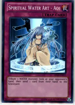 Spiritual Water Art - Aoi Yu-Gi-Oh! AP02-EN012 Super Rare (SR) Unlim Ed - Image 1