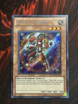 Yugioh - Wind-Up Rabbit PHSW-EN083 Secret Rare 1st Edition - Image 1