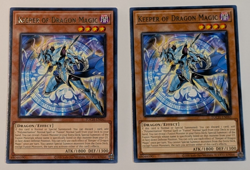 Yugioh TCG - 2x Keeper of Dragon Magic - TOCH-EN041 - NM - Unlimited Ed. - Rare - Image 1