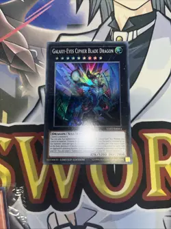 YuGiOh! Galaxy-Eyes Cipher Blade Dragon EXFO-ENSE4 Super Rare - Image 1