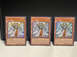 Yugioh Ehther the Heavenly Monarch SR01-EN000 Ultra Rare MP x3 - Image 1