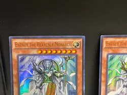 Yugioh Ehther the Heavenly Monarch SR01-EN000 Ultra Rare MP x3 - Image 2