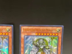 Yugioh Ehther the Heavenly Monarch SR01-EN000 Ultra Rare MP x3 - Image 3