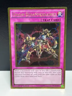 Chain Disappearance PGL2-EN064 Gold Rare 1st Edition NM Yugioh - Image 1