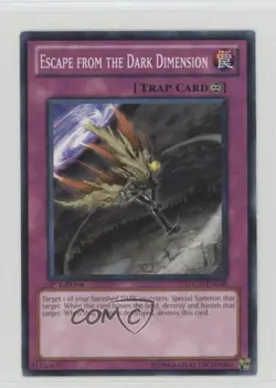 Escape from the Dark Dimension 1st Ed. YuGiOh Gates of Underworld Structure Deck - Image 1