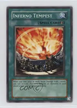 Inferno Tempest YuGiOh Exclusive Pack Pyramid of Light Movie #EP1-EN007 2004 - Image 1