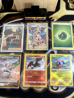 Pokemon Cards Lot of 6, Trainers/Energy/V/Radiants - Image 1