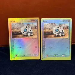 Aron Reverse Holo EX Ruby & Sapphire 50/109 Pokemon Card 2 - Image 1