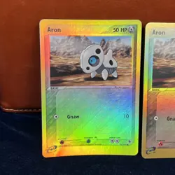 Aron Reverse Holo EX Ruby & Sapphire 50/109 Pokemon Card 2 - Image 2