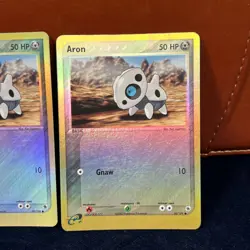 Aron Reverse Holo EX Ruby & Sapphire 50/109 Pokemon Card 2 - Image 3
