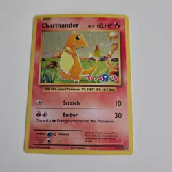 Charmander - (Toys R Us Promo) 009/108 Evolutions Discontinued Holo Pokemon Card - Image 1