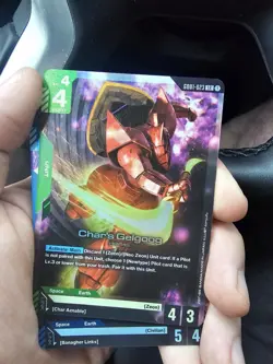 Gundam Card Game Char's Gelgoog GD01-023 LR Newtype Rising M/NM - Image 1
