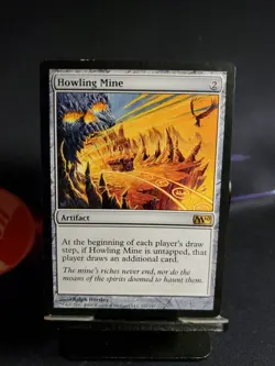 Howling Mine Core Set 2010 Regular M10 212 Rare Colorless Artifact Card Draw - Image 1