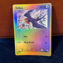 Taillow Reverse Holo EX Ruby & Sapphire 72/109 Pokemon Card - Image 1