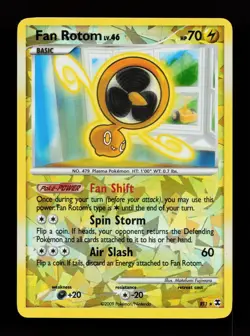 Fan Rotom RT1 Ultra Rare Rising Rivals Cracked ICE Pokemon Card - Image 1