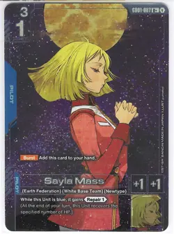 Gundam Card Game - Sayla Mass GD01-087 R+ Raw Near Mint/Mint - Image 1