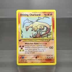 Pokemon 1st Edition Base Set Single Flash Cards Shining Charizard Lugia Wigglytu - Image 2
