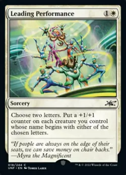 4x Leading Performance MTG Unfinity NM Magic Regular - Image 1