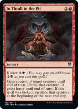 1x In Thrall to the Pit - Foil MTG Dominaria United NM Magic Foil - Image 1