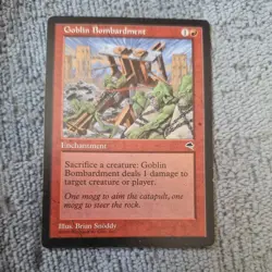 Goblin Bombardment - TMP - NM - MTG - Image 1
