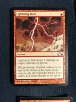 Magic The Gathering - 4x Lightning Bolt Core Set 2010 (M10) Regular Playset - Image 2