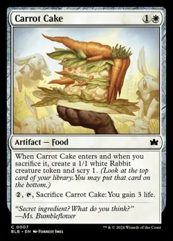 4x Carrot Cake MTG Bloomburrow NM Magic Regular - Image 1