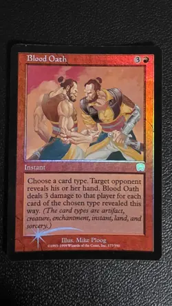 Blood Oath Mercadian Masques Foil NM - Image 1