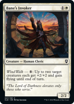 1x Bane's Invoker MTG Commander Legends: Battle for Baldur's Gate NM Magic Regul - Image 1