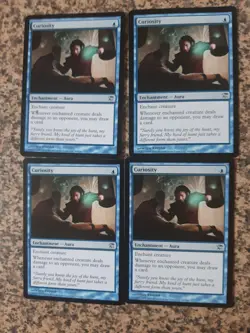 MTG 4 x Curiosity - Innistrad - Image 1