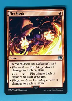 Mtg Final Fantasy Fire Magic Regular - Image 1