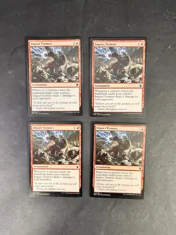 Impact Tremors - LP - Red - MTG - Play Set - Image 1