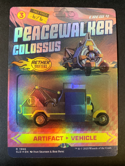 Peacewalker Colossus FOIL BORDERLESS NM/M Secret Lair Aether Drifters MTG Magic - Image 1