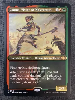 MTG #145 Samut, Vizier of Naktamun (Foil Etched) NM - Image 1