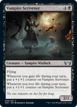 1x Vampire Scrivener - Foil MTG Streets of New Capenna NM Magic Foil - Image 1