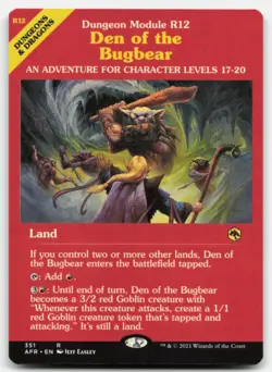 MTG Den of the Bugbear (Dungeon Module) R Adventures in the Forgotten Realms 351 - Image 1