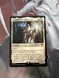 1x Gandalf the White MTG The Lord of the Rings: Tales of Middle-Earth NM Magic R - Image 1